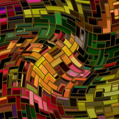 Geometrik desenli soyut doku