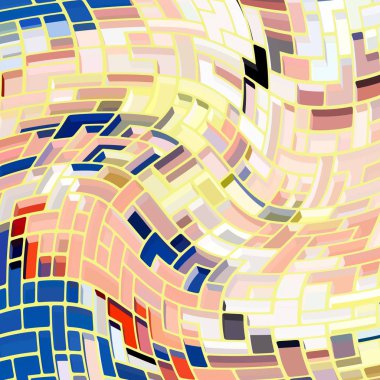 Geometrik desenli soyut doku