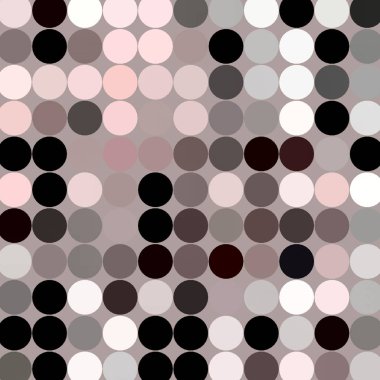 Nokta Deseni Siyah & Beyaz