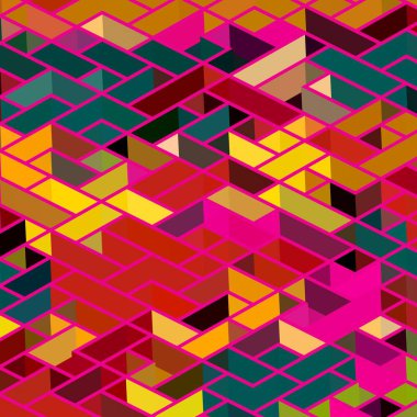 Geometrik desenli soyut doku