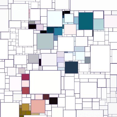 Soyut sanat dokusu. Kareler ile renkli doku. Modern sanat eserleri. Renkli görüntü