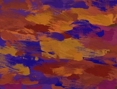 El yapımı tuvale yağlı boya. Soyut sanat dokusu. Renkli doku. Modern sanat eserleri. Yağlı boya darbeleri. Fırça darbeleri. Modern sanat. Çağdaş sanat. Sanatsal tuval.  