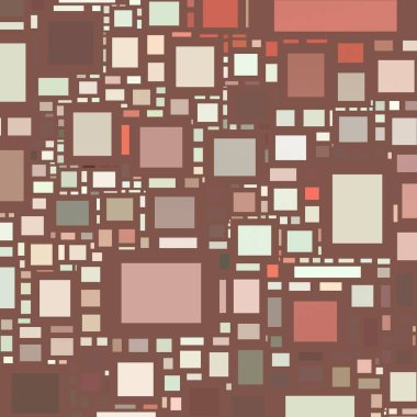 Soyut sanat dokusu. Kareler ile renkli doku. Modern sanat eserleri. Renkli görüntü