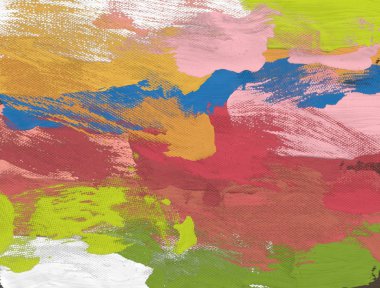 El yapımı tuvale yağlı boya. Soyut sanat dokusu. Renkli doku. Modern sanat eserleri. Yağlı boya darbeleri. Fırça darbeleri. Modern sanat. Çağdaş sanat. Sanatsal tuval.  