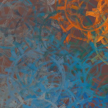 El yapımı tuvale yağlı boya. Soyut sanat dokusu. Renkli doku. Modern sanat eserleri. Yağlı boya darbeleri. Fırça darbeleri. Modern sanat. Çağdaş sanat. Sanatsal tuval.   