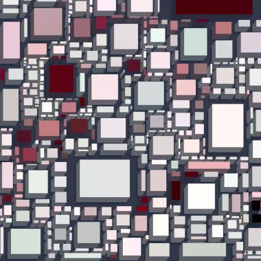 farklı geometrik soyut modern desen