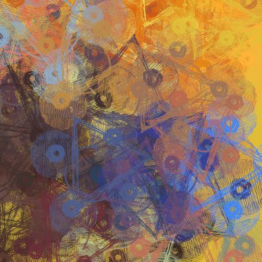 renkli çiçekler ile sanat arka plan