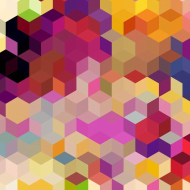 Geometrik desenlerle soyut sanat dokusu