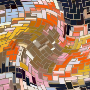 Geometrik desenli soyut doku