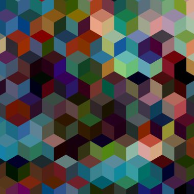 Geometrik desenlerle soyut sanat dokusu