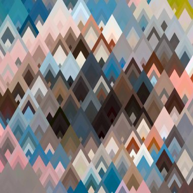 Geometrik desenlerle soyut sanat dokusu