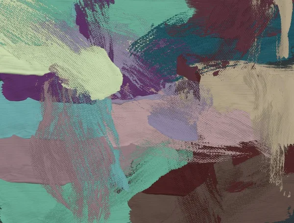 El yapımı tuvale yağlı boya. Soyut sanat dokusu. Renkli doku. Modern sanat eserleri. Yağlı boya darbeleri. Fırça darbeleri. Modern sanat. Çağdaş sanat. Sanatsal tuval.  