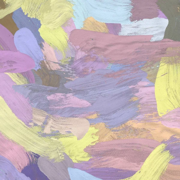 Tuval el yapımı yağlıboya. Renkli doku. Fırça darbeleri. Renkli görüntü. Modern sanat. Çağdaş sanat.