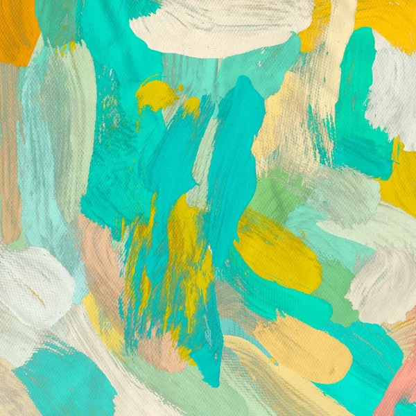 Tuval el yapımı yağlıboya. Renkli doku. Fırça darbeleri. Renkli görüntü. Modern sanat. Çağdaş sanat.