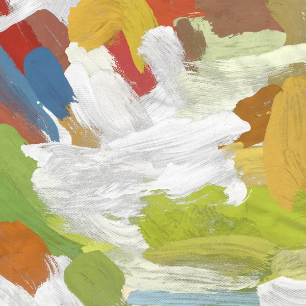 Tuval el yapımı yağlıboya. Renkli doku. Fırça darbeleri. Renkli görüntü. Modern sanat. Çağdaş sanat.