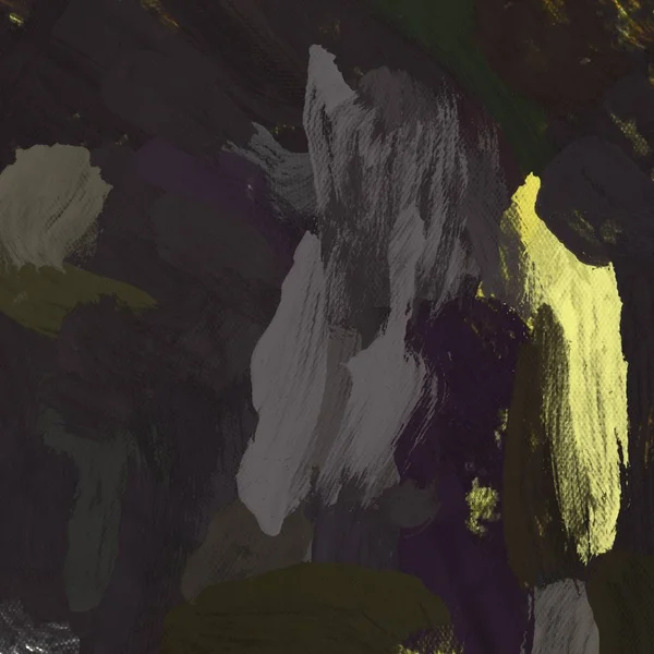 Tuval el yapımı yağlıboya. Renkli doku. Fırça darbeleri. Renkli görüntü. Modern sanat. Çağdaş sanat.