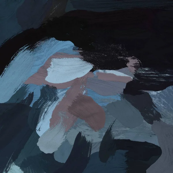 Tuval el yapımı yağlıboya. Renkli doku. Fırça darbeleri. Renkli görüntü. Modern sanat. Çağdaş sanat.