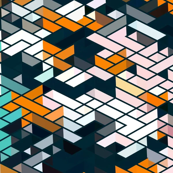 Geometrik desenli soyut doku