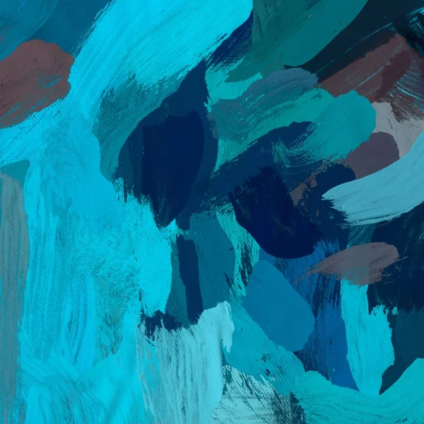 Tuval el yapımı yağlıboya. Renkli doku. Fırça darbeleri. Renkli görüntü. Modern sanat. Çağdaş sanat.