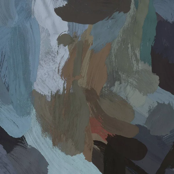 Tuval el yapımı yağlıboya. Renkli doku. Fırça darbeleri.