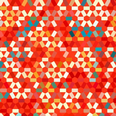 Renk fraktal geometrik soyut desen