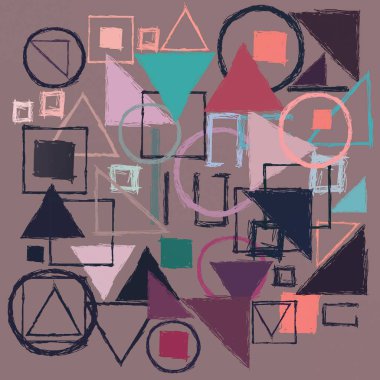 Geometrik desenli soyut doku