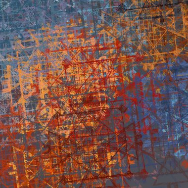 farklı desenler ile vintage dikişsiz desen