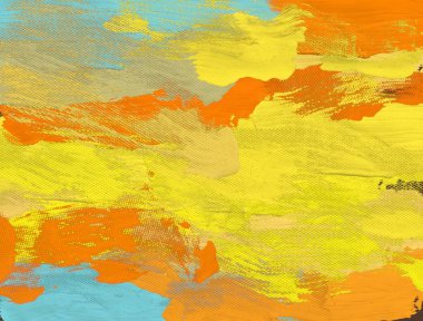 El yapımı tuvale yağlı boya. Soyut sanat dokusu. Renkli doku. Modern sanat eserleri. Yağlı boya darbeleri. Fırça darbeleri. Modern sanat. Çağdaş sanat. Sanatsal tuval.  