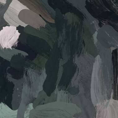 Tuval el yapımı yağlıboya. Renkli doku. Fırça darbeleri.