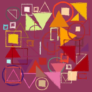 Geometrik desenli soyut doku