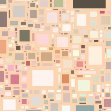 Soyut sanat dokusu. Kareler ile renkli doku. Modern sanat eserleri. Renkli görüntü