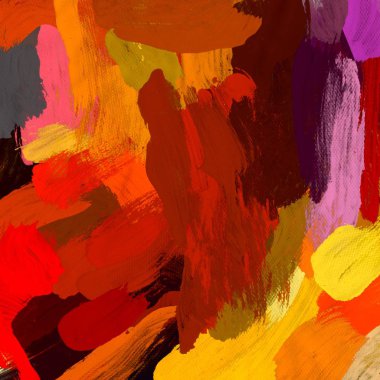 El yapımı tuvale yağlı boya. Soyut sanat dokusu. Renkli doku. Modern sanat eserleri. Yağlı boya darbeleri. Fırça darbeleri. Modern sanat. Çağdaş sanat. Sanatsal tuval.