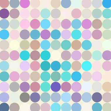 Dairelerle soyut sorunsuz desen. Kumaş için desen. Polka nokta dikişsiz desen.