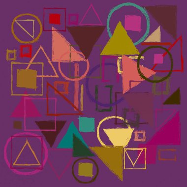 Geometrik desenli soyut arkaplan