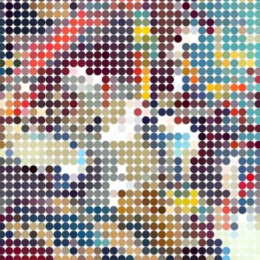 Geometrik desenli soyut arkaplan