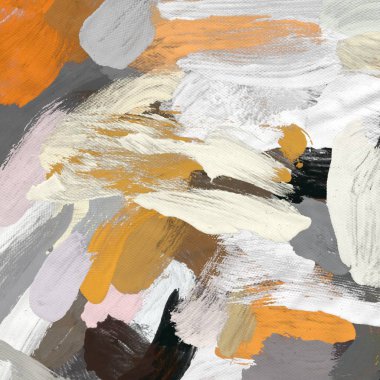 Tuval el yapımı yağlıboya. Renkli doku. Fırça darbeleri. Renkli görüntü. Modern sanat. Çağdaş sanat.