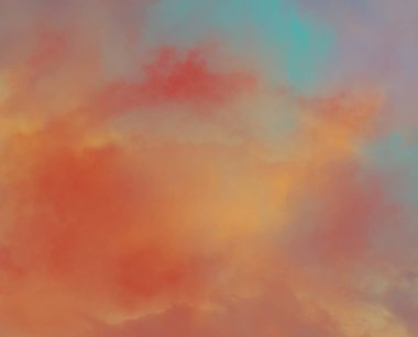 soyut grunge bulutlar, kopya alanı ile renkli arka plan