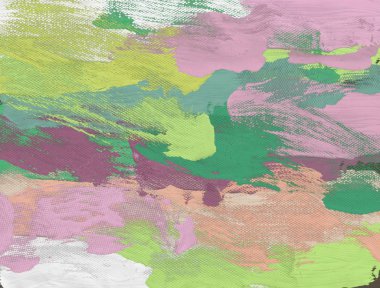 El yapımı tuvale yağlı boya. Soyut sanat dokusu. Renkli doku. Modern sanat eserleri. Yağlı boya darbeleri. Fırça darbeleri. Modern sanat. Çağdaş sanat. Sanatsal tuval.  