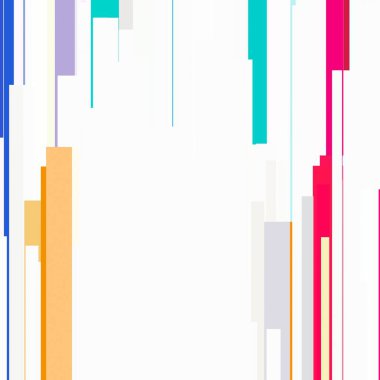 Beyaz arkaplanda renkli kalemler