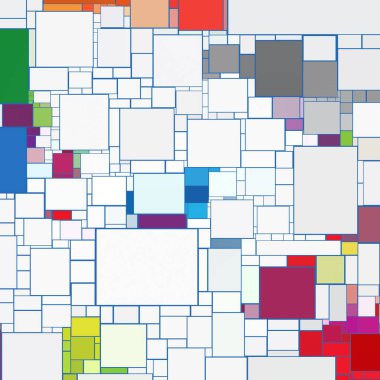 Soyut sanat dokusu. Kareler ile renkli doku. Modern sanat eserleri. Renkli görüntü