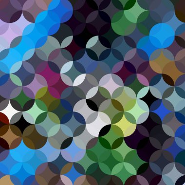 Çemberli soyut renkli arkaplan