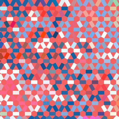 Renk fraktal geometrik soyut desen