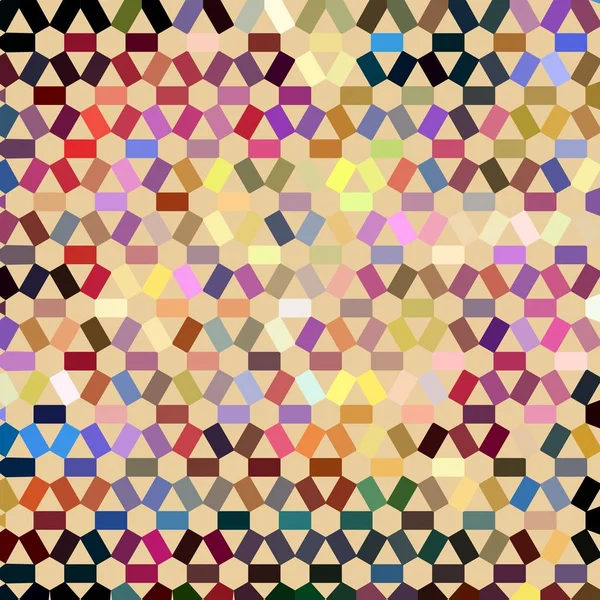 Renk fraktal geometrik soyut desen