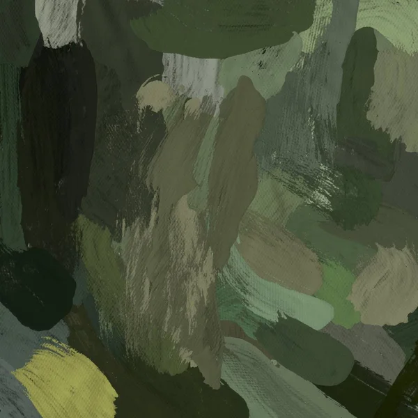 Tuval el yapımı yağlıboya. Renkli doku. Fırça darbeleri.