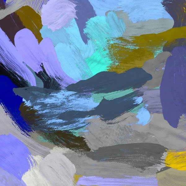 El yapımı tuvale yağlı boya. Soyut sanat dokusu. Renkli doku. Modern sanat eserleri. Yağlı boya darbeleri. Fırça darbeleri. Modern sanat. Çağdaş sanat. Sanatsal tuval.