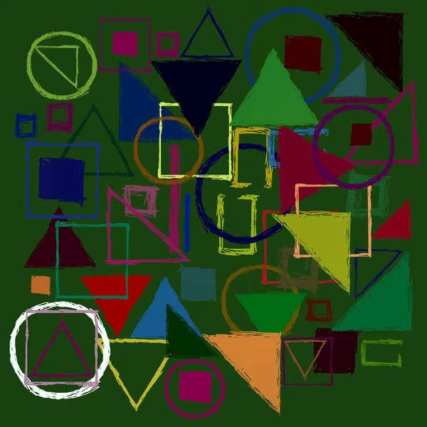 Geometrik desenli soyut doku