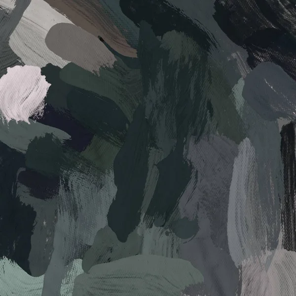 Tuval el yapımı yağlıboya. Renkli doku. Fırça darbeleri.