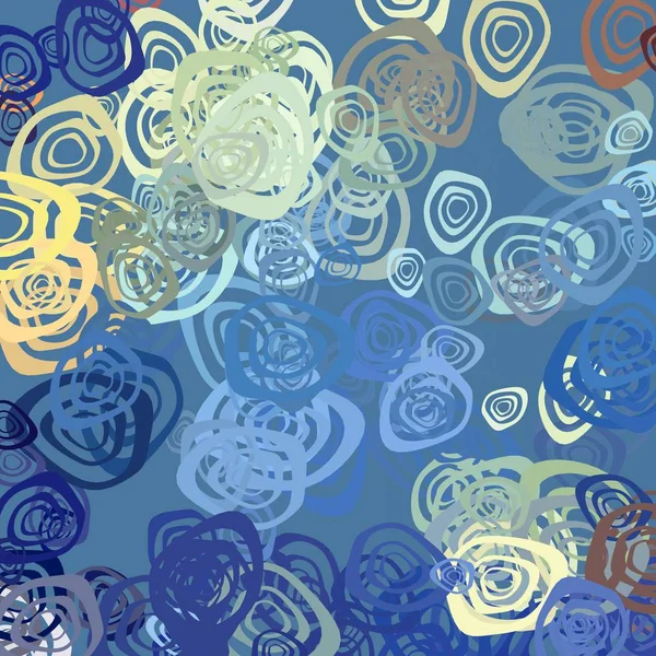 Çiçekli, soyut, pürüzsüz desen