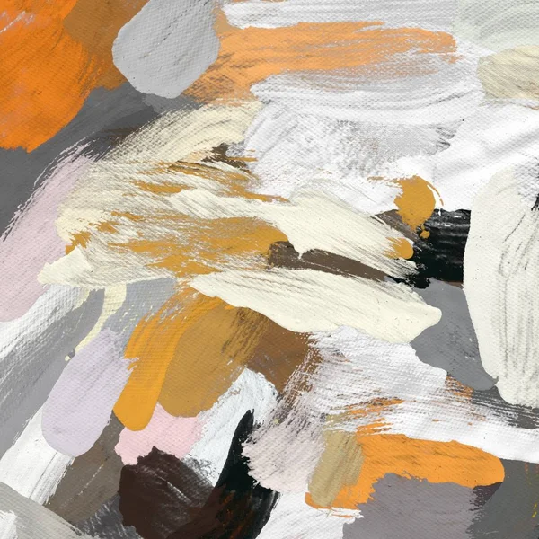 Tuval el yapımı yağlıboya. Renkli doku. Fırça darbeleri. Renkli görüntü. Modern sanat. Çağdaş sanat.