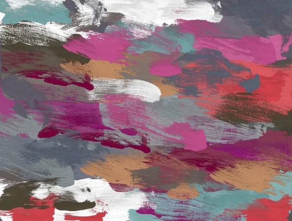 El yapımı tuvale yağlı boya. Soyut sanat dokusu. Renkli doku. Modern sanat eserleri. Yağlı boya darbeleri. Fırça darbeleri. Modern sanat. Çağdaş sanat. Sanatsal tuval.  